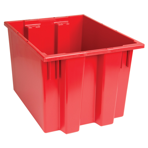 Contenants Stack & Nest, 13" x 19,5" x 15,5", Rouge Equipment World