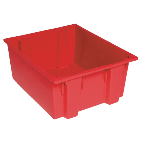 Contenants Stack & Nest, 8" x 19,5" x 13,5", Rouge Equipment World