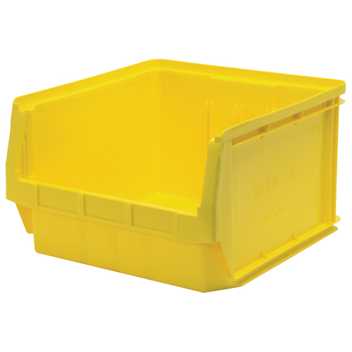 Giant Stacking Containers, 18.375" W x 19.75" D x 11.875" H, Yellow Equipment World