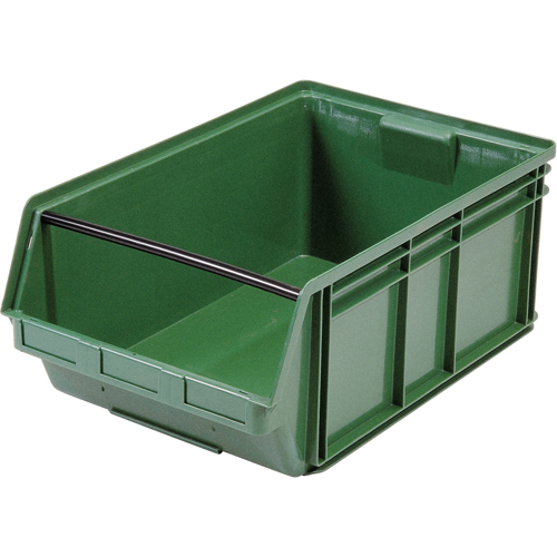 Giant Stacking Containers, 18.375" W x 29" D x 11.875" H, Green Equipment World