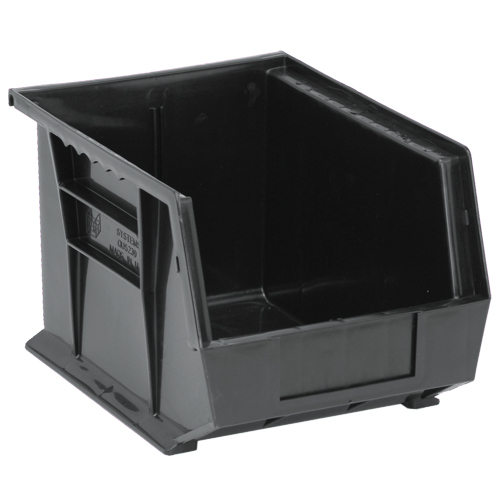 Ultra Stack & Hang Bin, 8-1/4" W x 7" H x 10-3/4" D, Black Equipment World