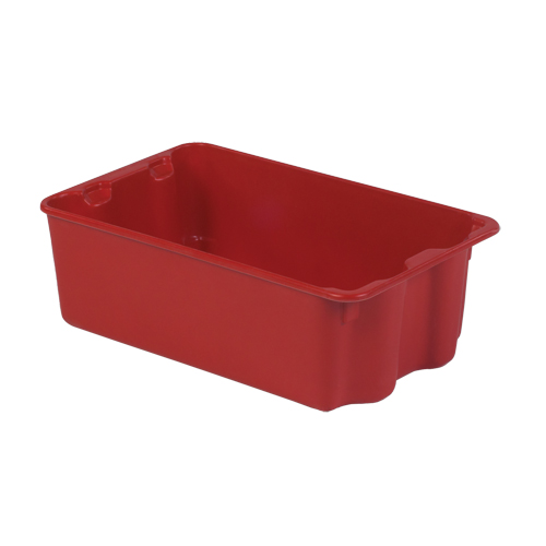 Polylewton Stack-N-Nest&reg; Containers, 7.9" x 24" x 14.1", Red Equipment World