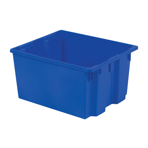 Polylewton Stack-N-Nest&reg; Containers, 13" x 24" x 20", Blue Equipment World