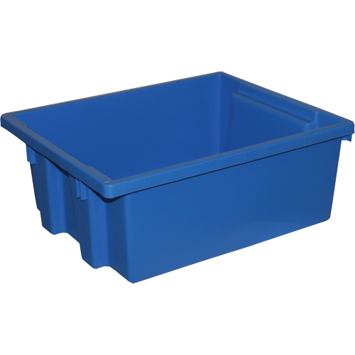 Stack-N-Nest&reg; Storage Bins, 6" x 15.25" x 12.25", Blue Equipment World