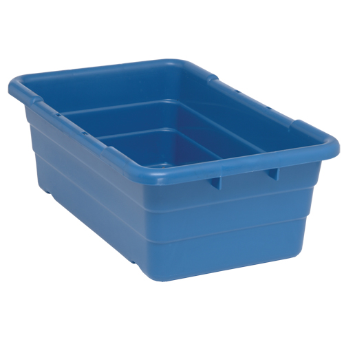 Cross Stack Bins, 16" W x 25.125" D x 8.5" H, Blue Equipment World