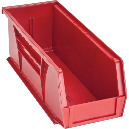 Ultra Stack & Hang Bin, 4-1/8" W x 4" H x 10-7/8" D, Red Equipment World