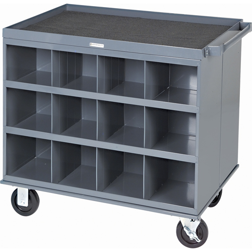 Heavy-Duty 2-Sided Mobile Carts/Work Stations, 1000 lbs. Capacity, 34" x W, 32" x H, 24" D, All-Welded Equipment World