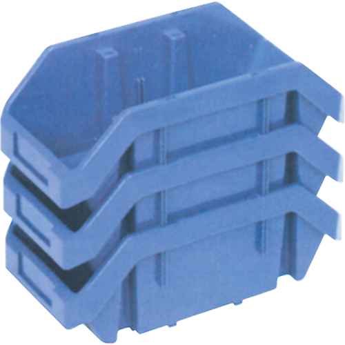 Boîtes &agrave; ramassage rapide "Quick Pick", 5" x 6,625" x 9,5", Bleu Equipment World