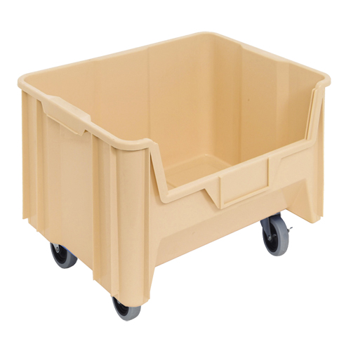 Mobile Giant Stack Container, 12-7/16" H x 19-7/8" W x 15-1/4" D, 250 lbs. Capacity, Ivory Equipment World