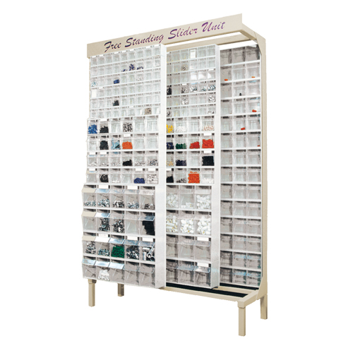Free-Standing Tip-Out Bins Slider System, 48" W x 18" D x 77" H, 364 Drawers Equipment World
