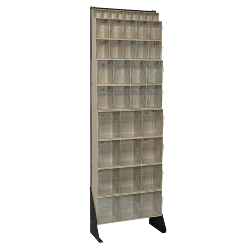 Tip-Out Bins Stand, 23-5/8" W x 8" D x 75" H, 36 Drawers Equipment World