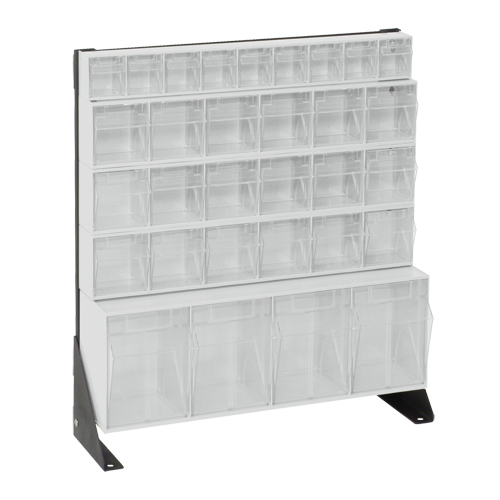 Tip-Out Bins Stand, 23-5/8" W x 8" D x 28" H, 31 Drawers Equipment World