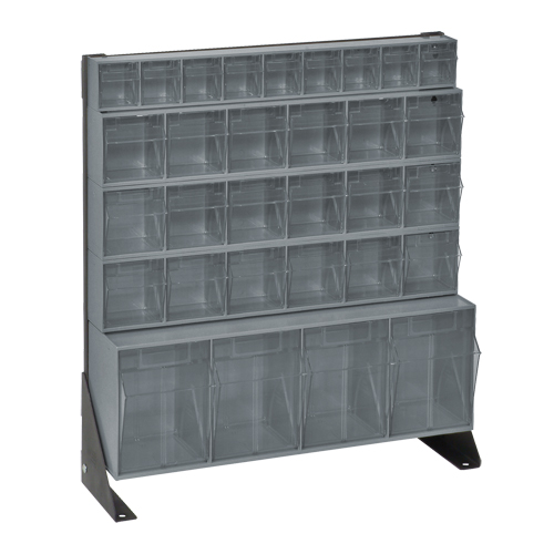 Tip-Out Bins Stand, 23-5/8" W x 8" D x 28" H, 31 Drawers Equipment World