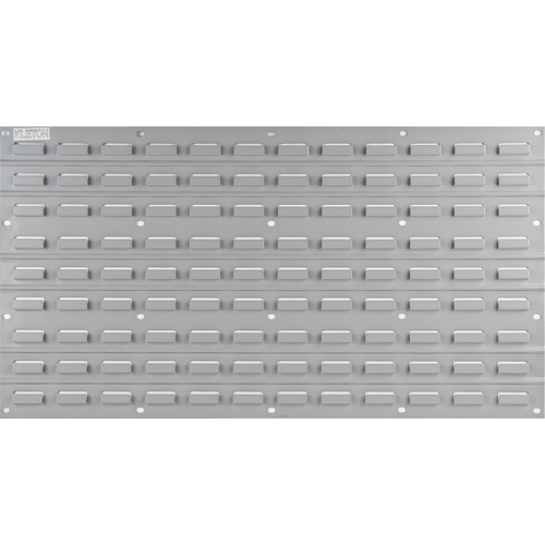 Metal Louvered Panel Bin Support Rack, 32 Bins, 36" W x 1/8" D x 19" H Equipment World