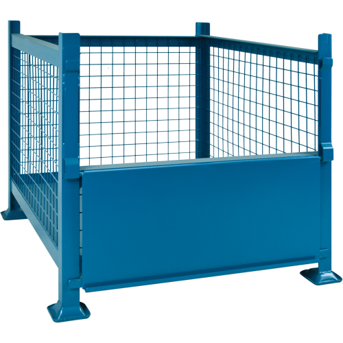 Bulk Stacking Containers, 40.5" W x 48.5" D x 30" H, 3000 lbs. Capacity Equipment World
