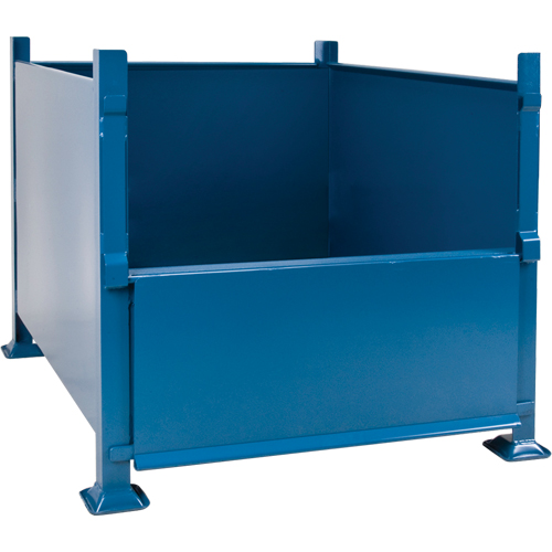 Bulk Stacking Containers, 30" H x 34.5" W x 40.5" D, 3500 lbs. Capacity Equipment World