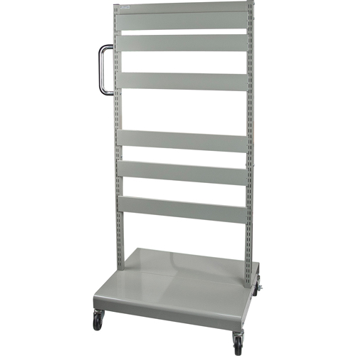 Mobile Tilt Bin Rack - Cart Only, Double-sided, 26-1/4" W x 22" D x 57-1/2" H Equipment World