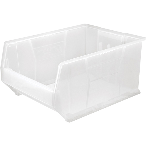 Hulk Containers, 18-1/4" W x 12" H x 23-7/8" D, Clear Equipment World