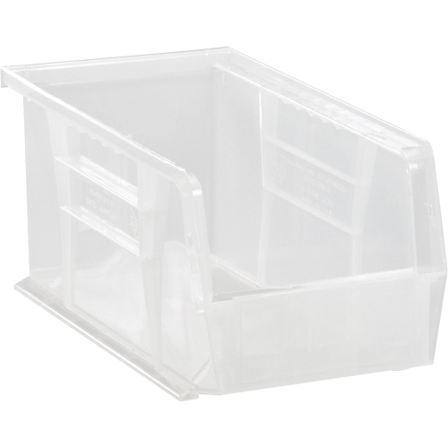 Clear-View Ultra Stack & Hang Bin, 5-1/2" W x 5" H x 10-7/8" D, Clear Equipment World