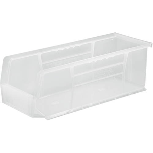 Clear-View Ultra Stack & Hang Bin, 5-1/2" W x 5" H x 14-3/4" D, Clear Equipment World