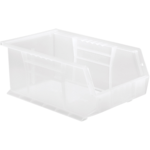 Clear-View Ultra Stack & Hang Bin, 8-1/4" W x 6" H x 13-5/8" D, Clear Equipment World