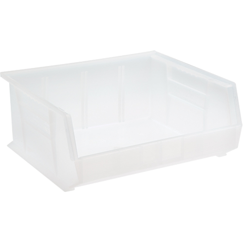 Clear-View Ultra Stack & Hang Bin, 16-1/2" W x 7" H x 14-3/4" D, Clear Equipment World
