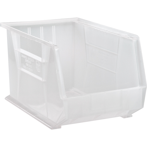 Clear-View Ultra Stack & Hang Bin, 11" W x 10" H x 18" D, Clear Equipment World