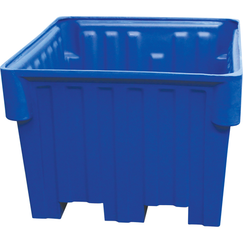 Nesting Forklift Bin, 42" W x 48" D x 30" H, Blue Equipment World