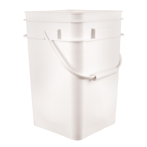Square Pail, Plastic, 4.25 gal. Equipment World