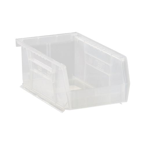 Ultra Stack & Hang Bin, 4-1/8" W x 3" H x 7-3/8" D, Clear Equipment World