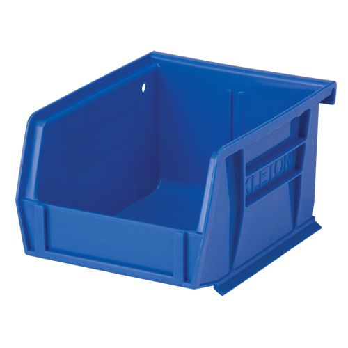 Stack & Hang Bin, 4-1/8" W x 3" H x 5-3/8" D, Blue Equipment World