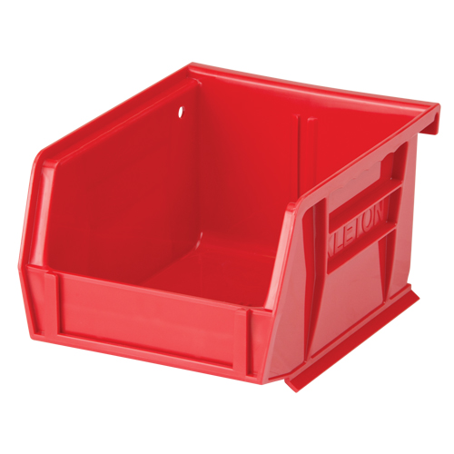 Stack & Hang Bin, 4-1/8" W x 3" H x 5-3/8" D, Red Equipment World