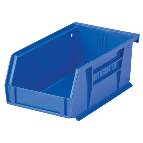 Stack & Hang Bin, 4-1/8" W x 3" H x 7-3/8" D, Blue Equipment World