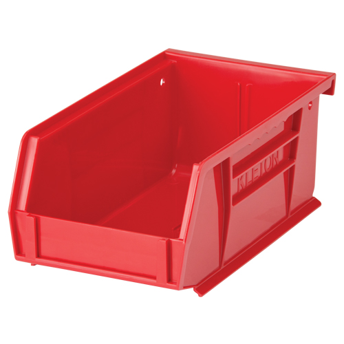 Stack & Hang Bin, 4-1/8" W x 3" H x 7-3/8" D, Red Equipment World