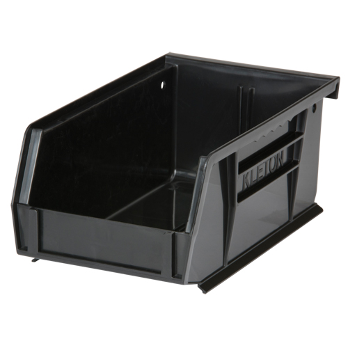 Stack & Hang Bin, 4-1/8" W x 3" H x 7-3/8" D, Black Equipment World