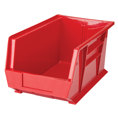 Stack & Hang Bin, 8-1/4" W x 7" H x 14-3/4" D, Red Equipment World