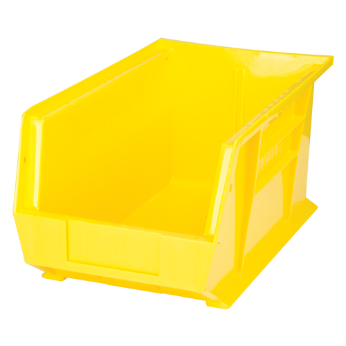 Stack & Hang Bin, 8-1/4" W x 7" H x 14-3/4" D, Yellow Equipment World