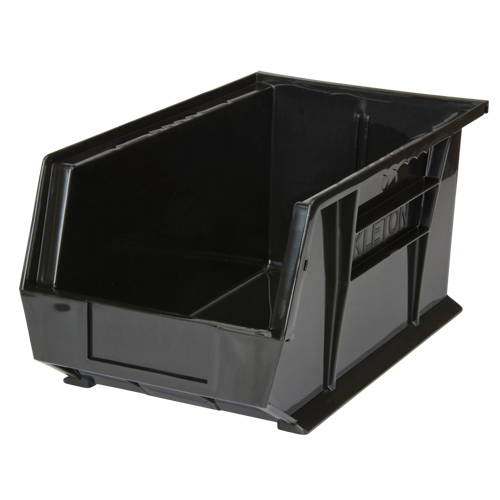 Stack & Hang Bin, 8-1/4" W x 7" H x 14-3/4" D, Black Equipment World