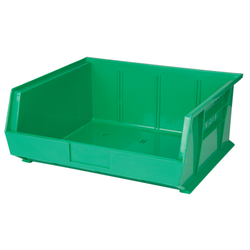 Stack & Hang Bin, 16-1/2" W x 7" H x 14-3/4" D, Green Equipment World