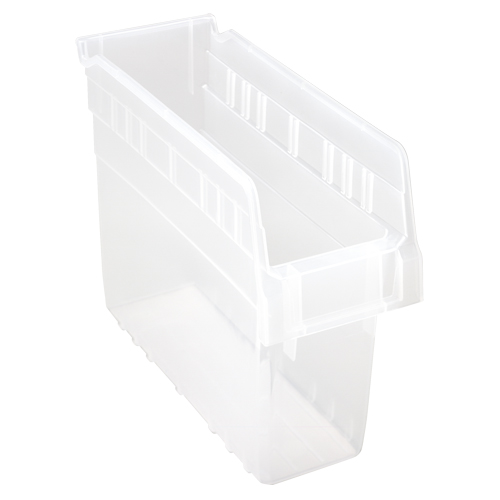 Bacs pour &eacute;tag&egrave;re Store-Max, 4-3/8" la x 8" H x 11-5/8" p, Transparent, Capacit&eacute; 44 lb Equipment World