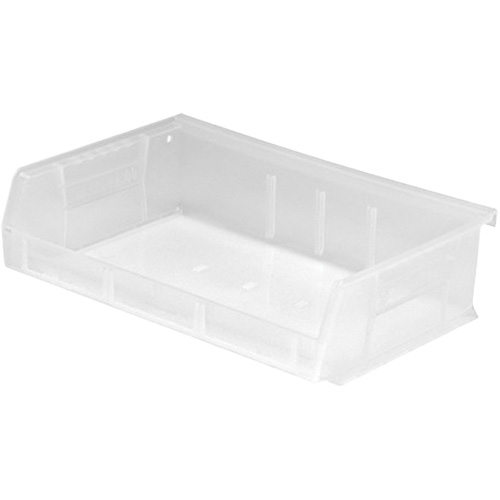 Ultra Stack & Hang Bin, 7-3/8" W x 3" H x 11" D, Clear Equipment World