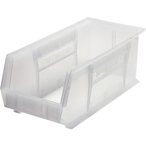 Ultra Stack & Hang Bin, 8-1/4" W x 7" H x 18" D, Clear Equipment World