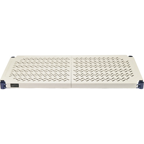 Wire Shelving Unit with Plastic Shelves, Wire Frame with Plastic Shelves, Boltless, 600 lbs. Capacity, 30" W x 72" H x 24" D Equipment World