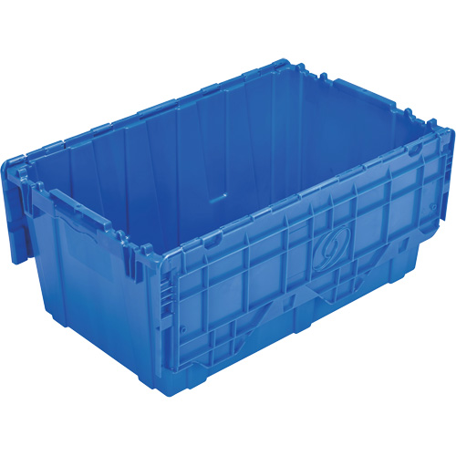 FP243C FliPak Nestable Tote, 26.9" x 16.9" x 12.1", Blue Equipment World