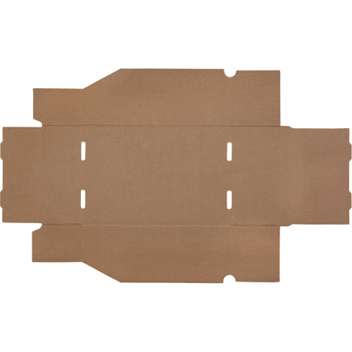 Deep Corrugated Parts Bins, 7-5/8" W x 11-5/16" D x 4-1/2" H, Beige Equipment World