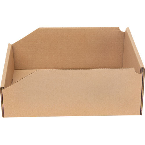 Deep Corrugated Parts Bins, 11-3/4" W x 11-1/4" D x 4-1/2" H, Beige Equipment World
