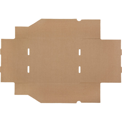 Deep Corrugated Parts Bins, 11-3/4" W x 11-1/4" D x 4-1/2" H, Beige Equipment World