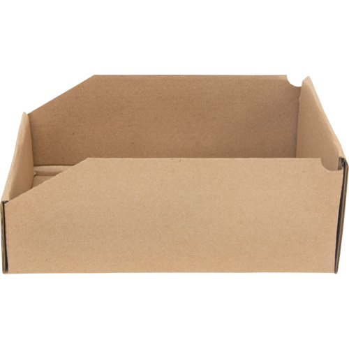Deep Corrugated Parts Bins, 8-3/4" W x 11-1/4" D x 4-1/2" H, Beige Equipment World