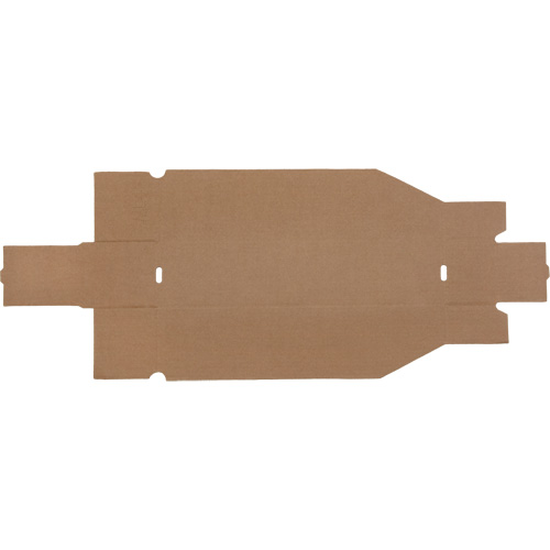 Deep Corrugated Parts Bins, 3-3/4" W x 17-1/4" D x 4-1/2" H, Beige Equipment World