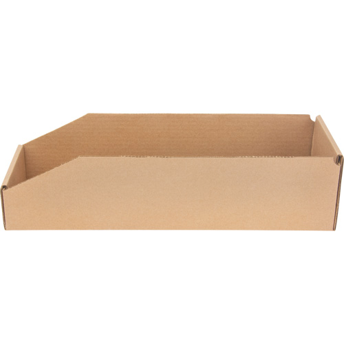 Boîtes profondes en carton ondul&eacute;, 5-3/4" la x 17-1/4" p x 4-1/2" h, Beige Equipment World